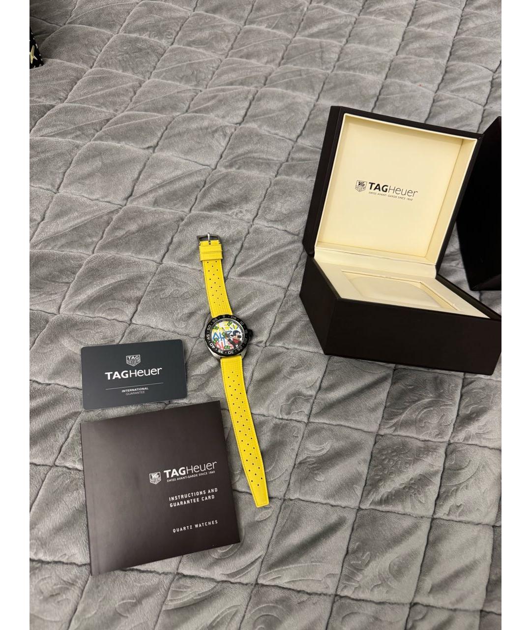 TAG HEUER Серебряные часы, фото 4