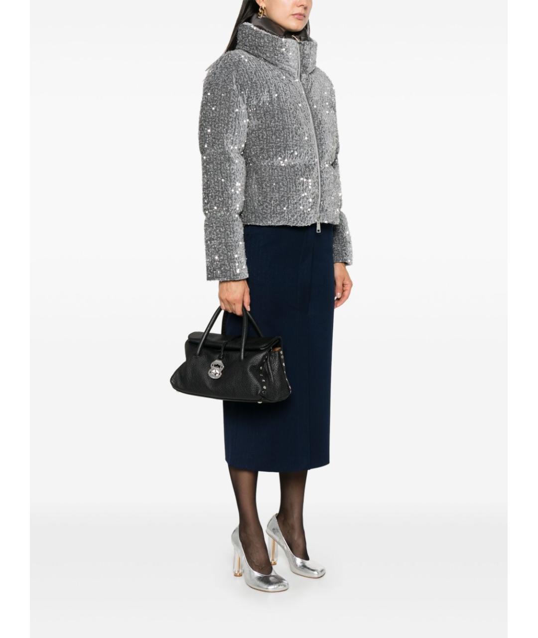 ZANELLATO Черная кожаная сумка тоут, фото 3