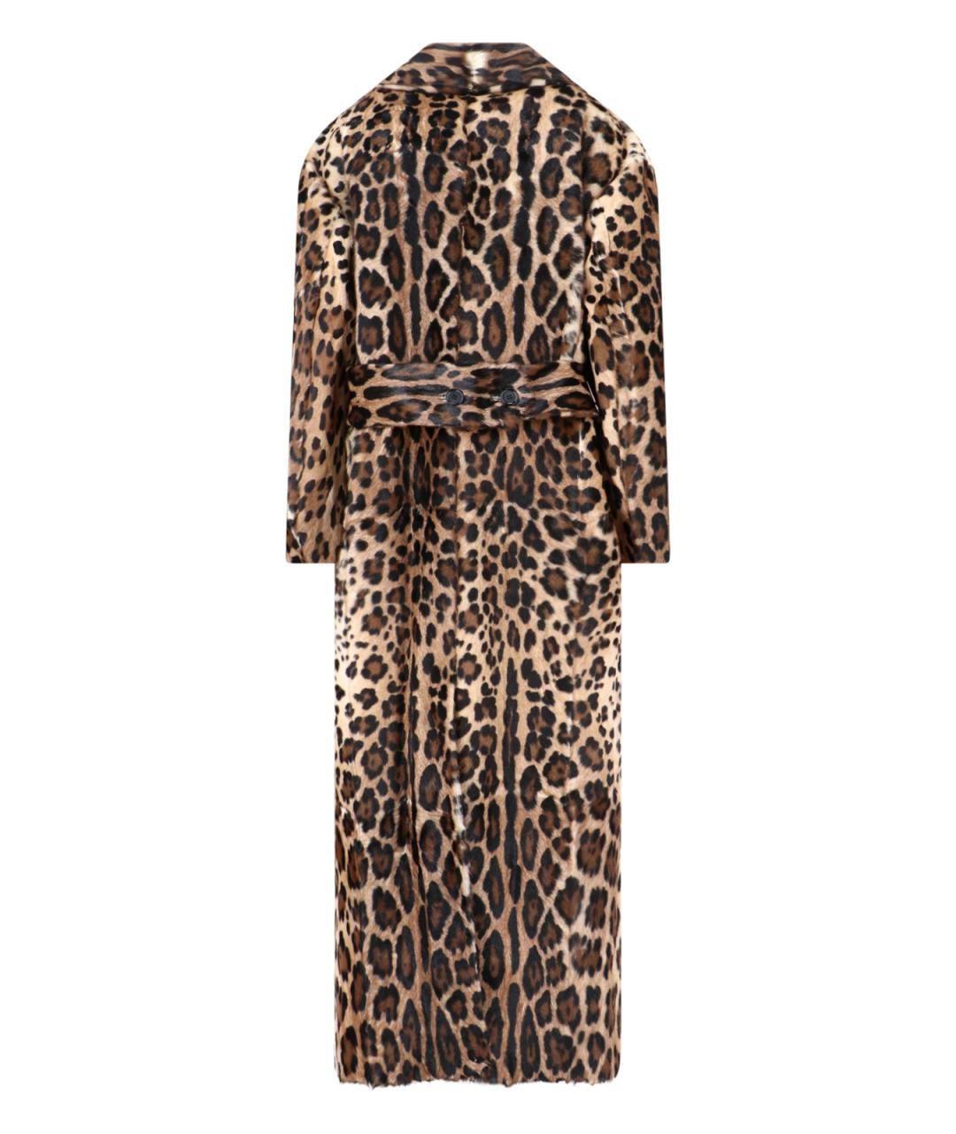 DOLCE&GABBANA Мульти кожаное пальто, фото 2