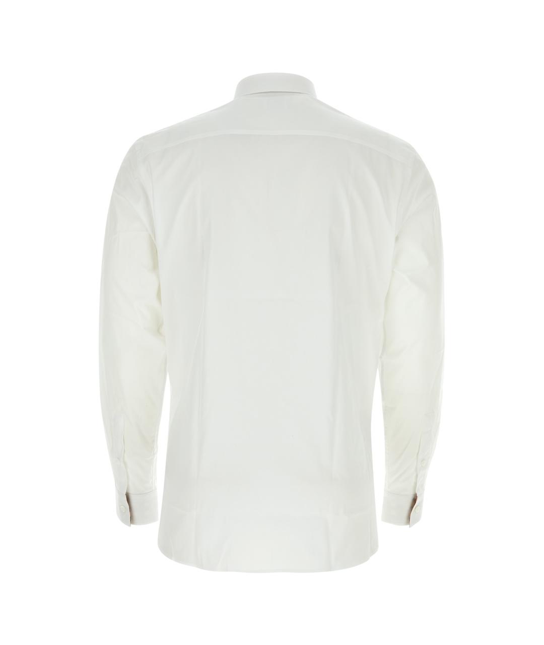 BURBERRY Белая хлопковая кэжуал рубашка, фото 2