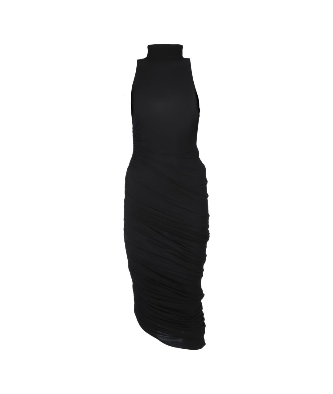 JACQUEMUS Черное ацетатное вечернее платье, фото 1
