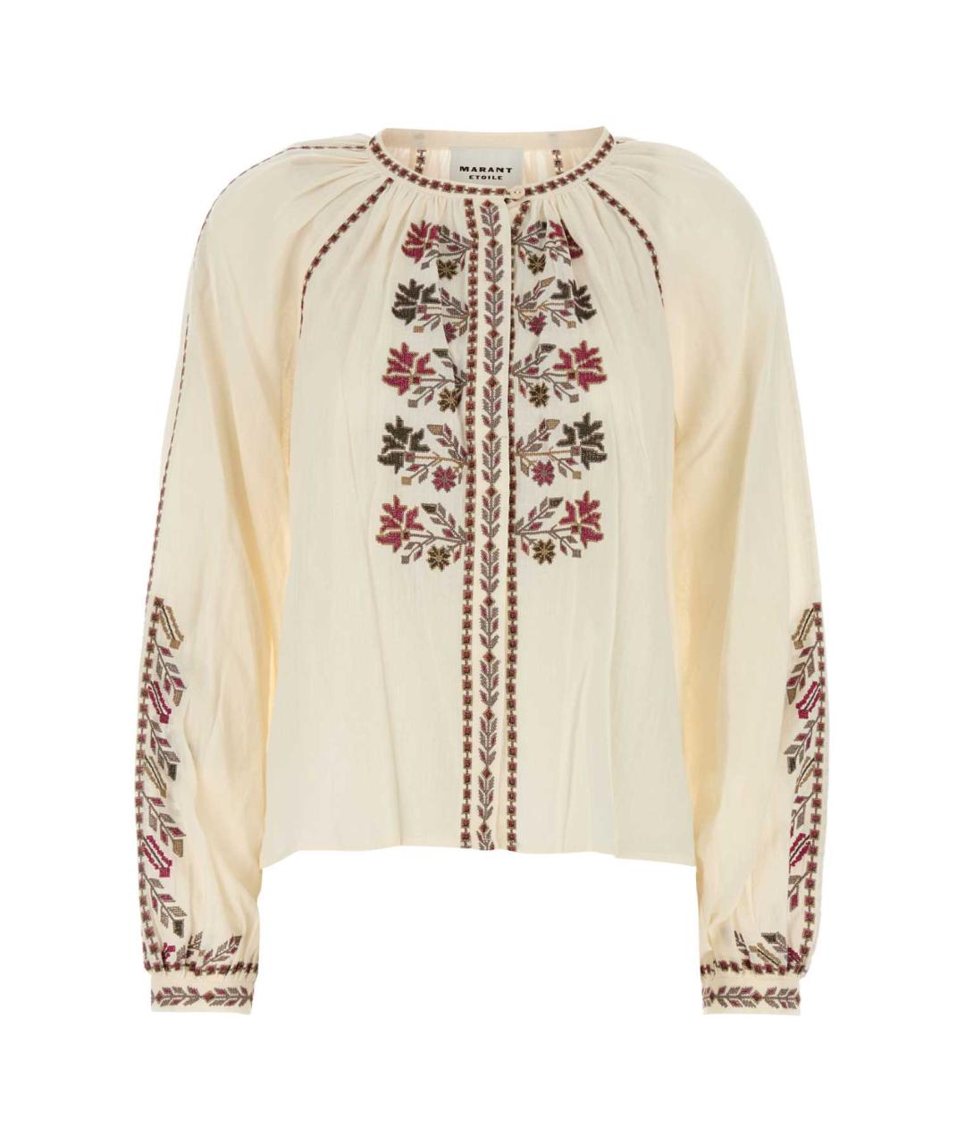 ISABEL MARANT Бежевая хлопковая рубашка, фото 1