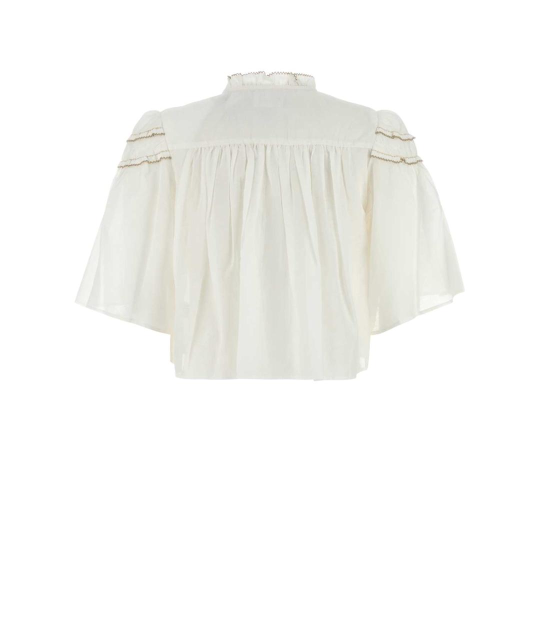 ISABEL MARANT Белая хлопковая футболка, фото 2