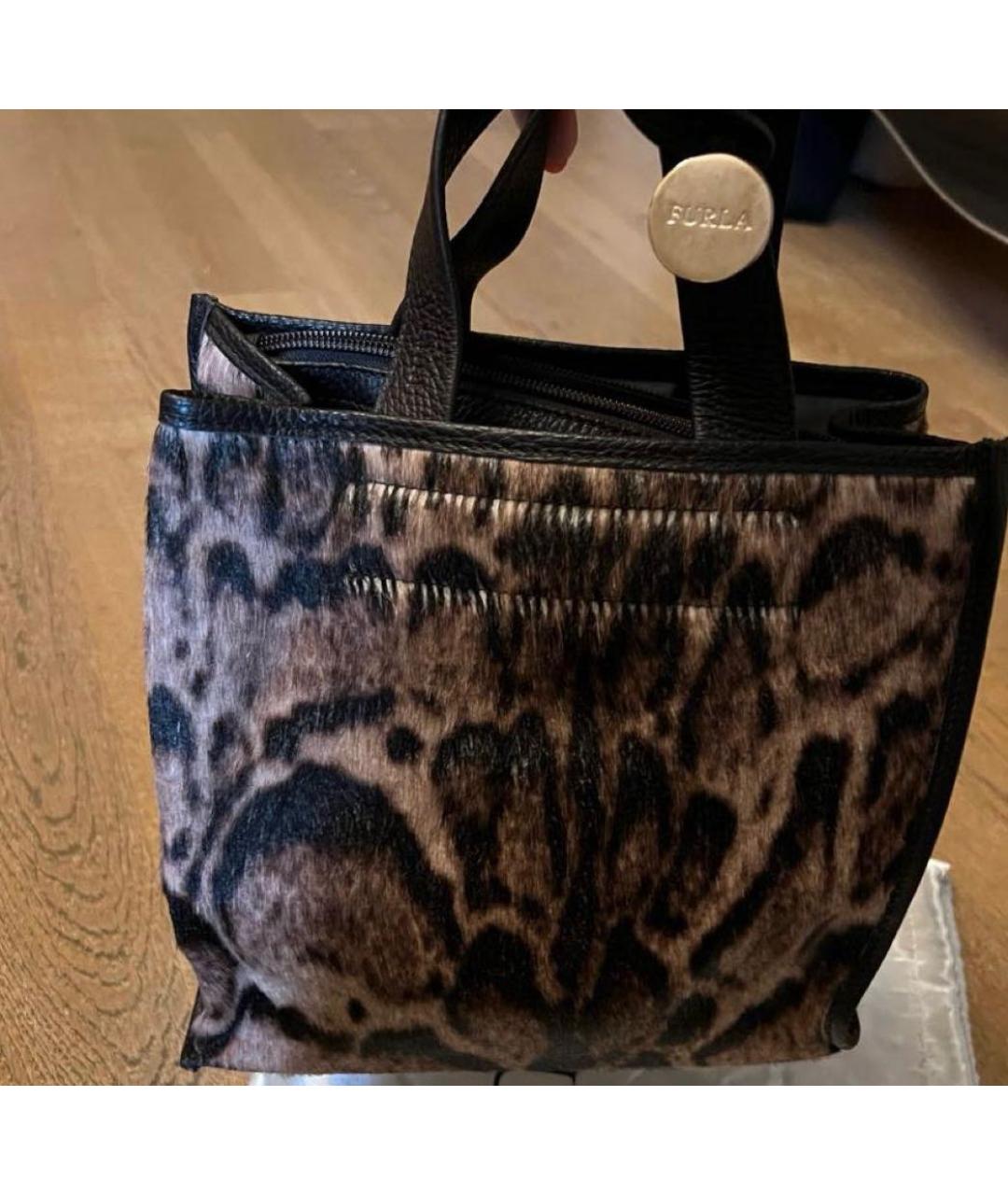 FURLA Мульти кожаная сумка с короткими ручками, фото 2