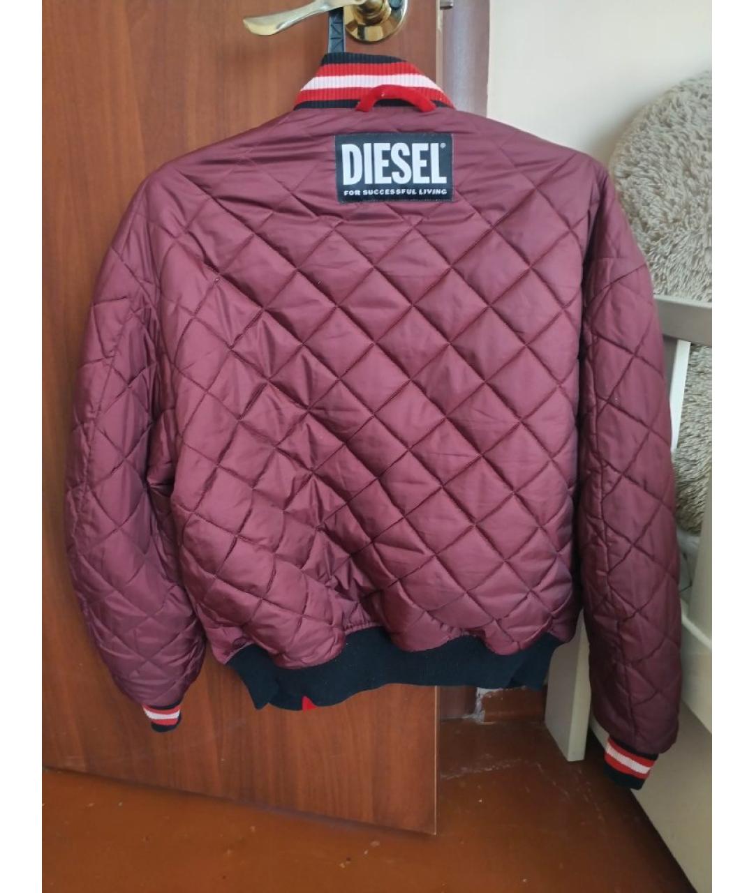 DIESEL BLACK GOLD Красная шерстяная куртка, фото 2