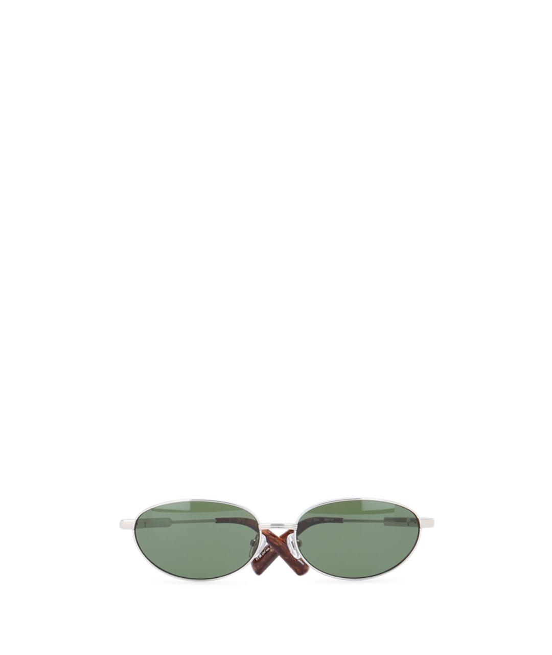 JACQUEMUS Серебряные металлические солнцезащитные очки, фото 1