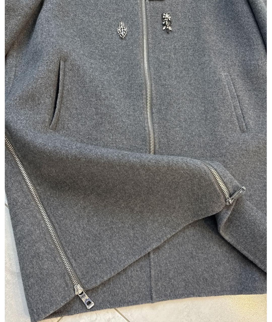 ERMANNO SCERVINO Серое пальто, фото 4