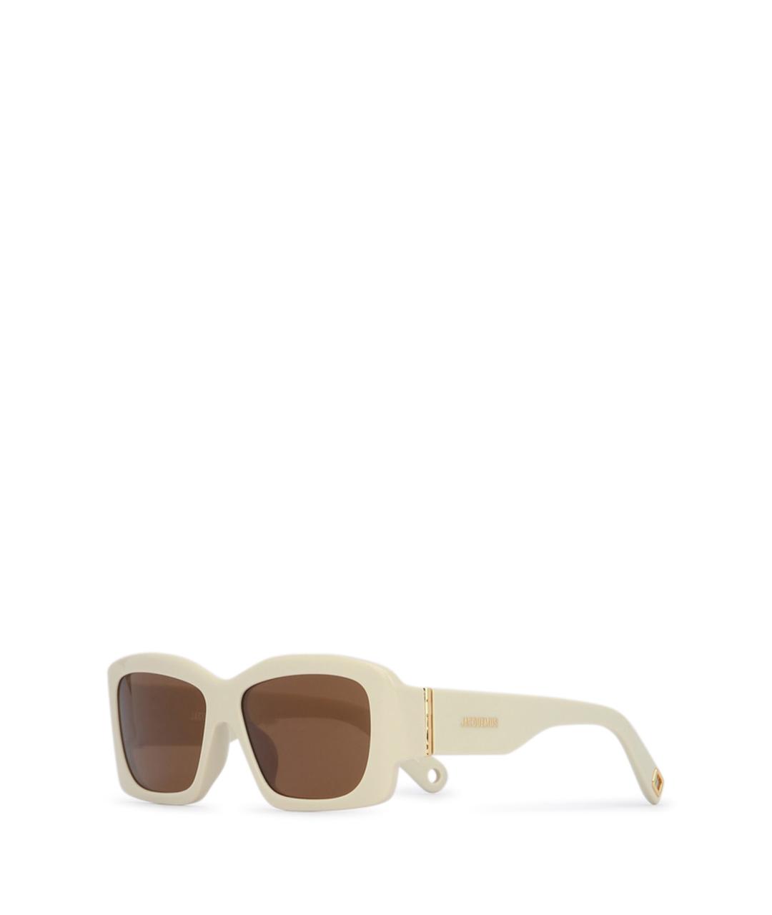 JACQUEMUS Белые солнцезащитные очки, фото 1