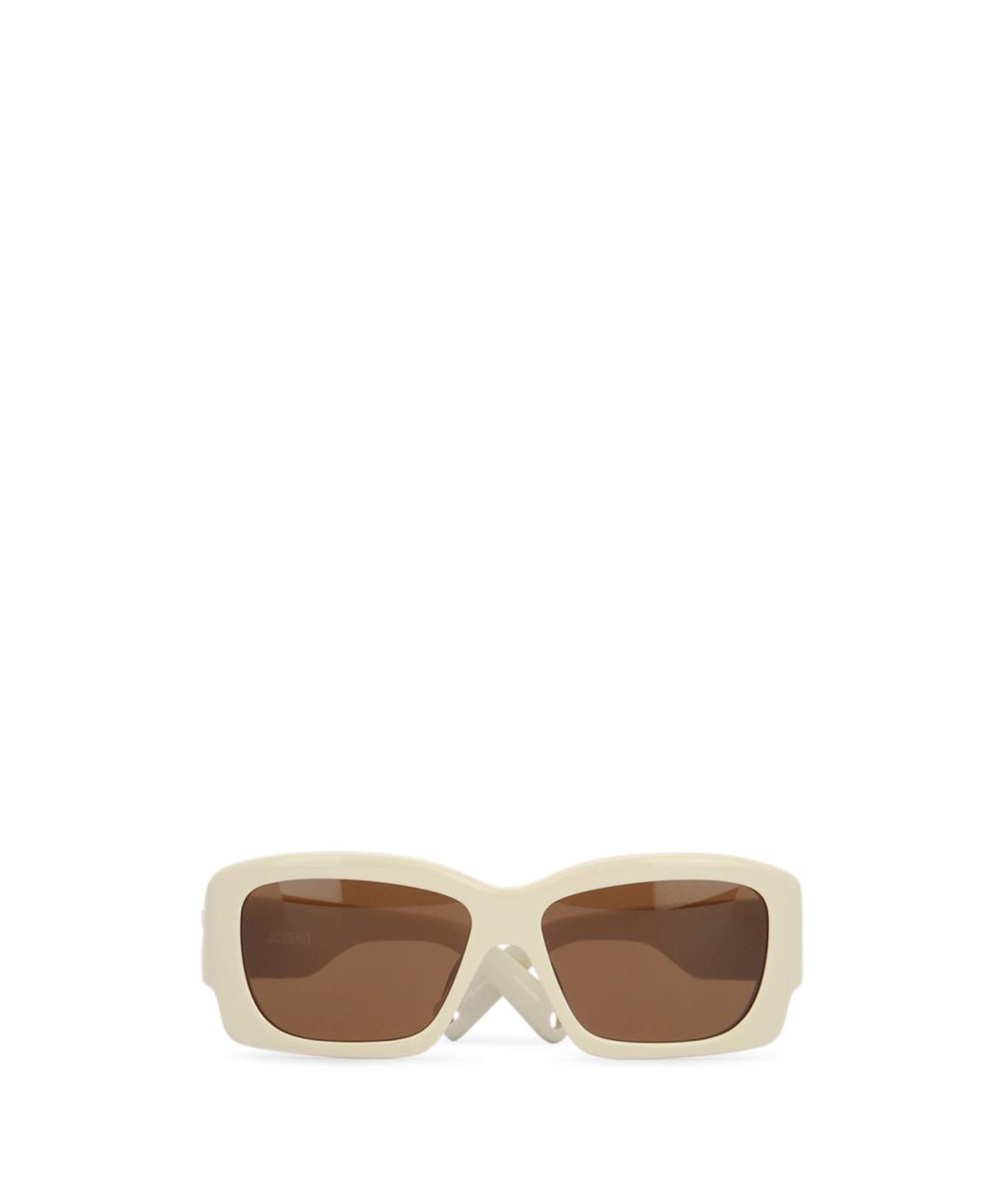 JACQUEMUS Белые солнцезащитные очки, фото 2