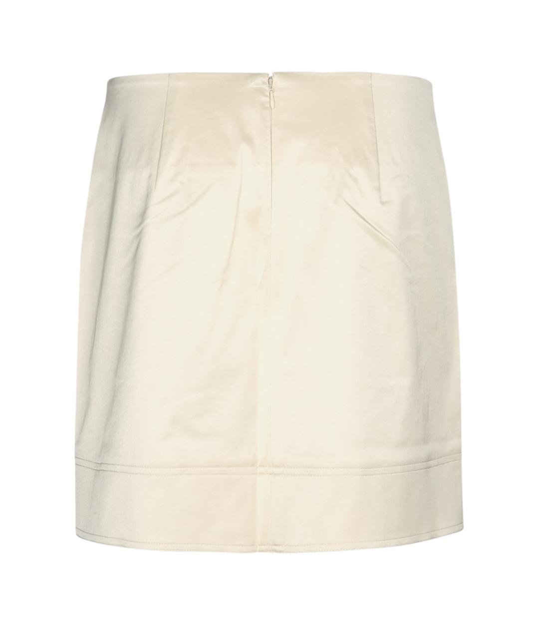 TOTEME Белая юбка мини, фото 2