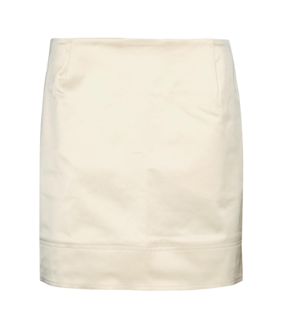 TOTEME Белая юбка мини, фото 3