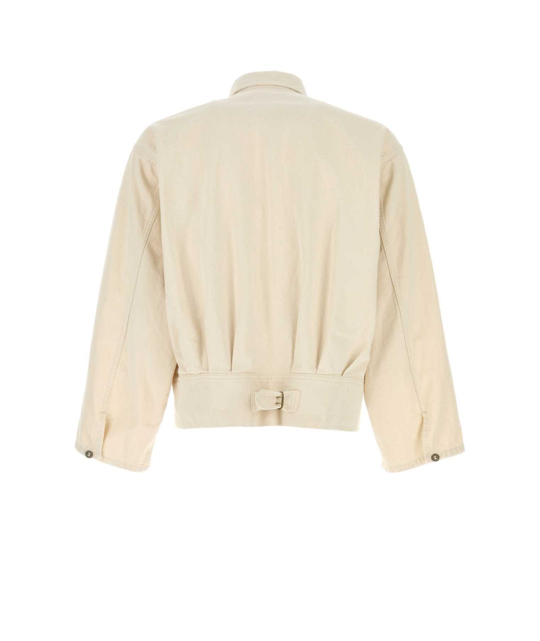 MAISON MARGIELA Бежевая хлопковая куртка, фото 2