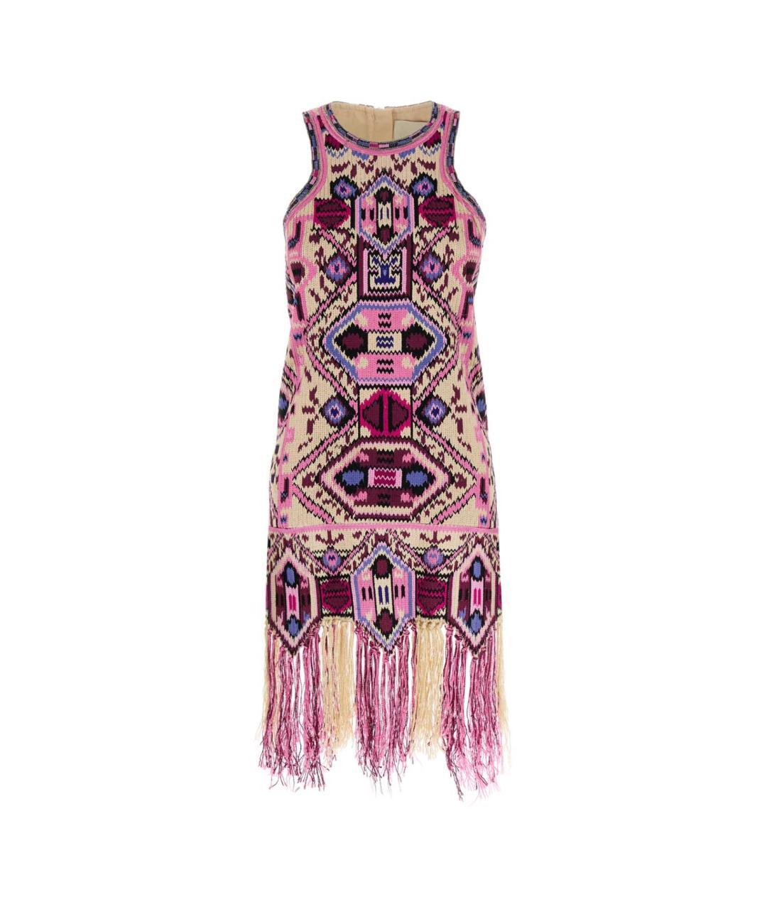ISABEL MARANT Мульти хлопковое коктейльное платье, фото 1