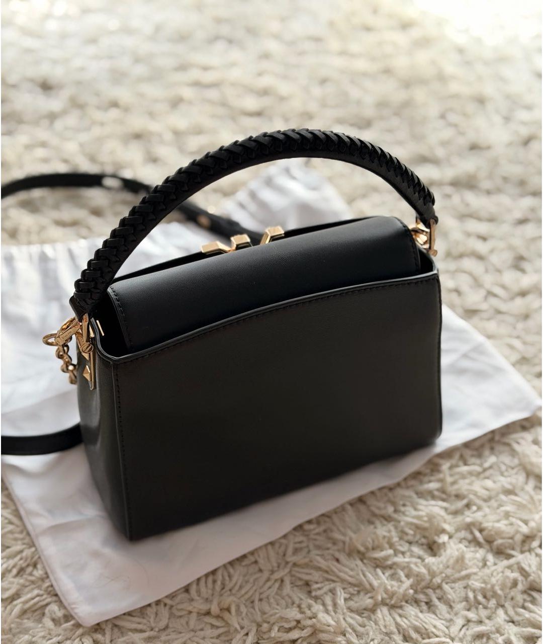 MICHAEL KORS Черная кожаная сумка на плечо, фото 3