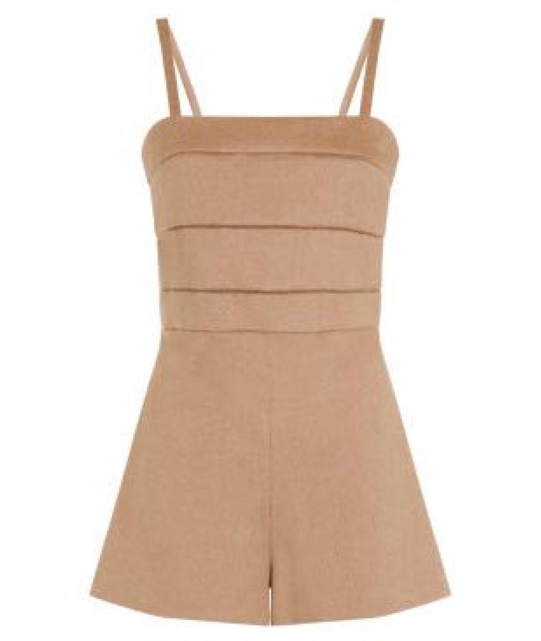 MAX MARA Бежевый комбинезон, фото 1