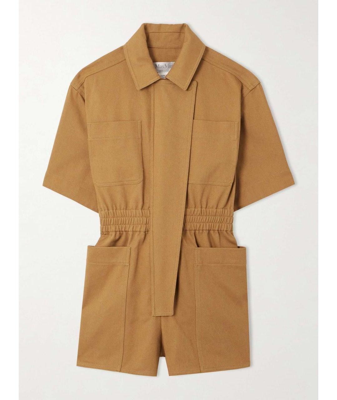 MAX MARA Бежевый комбинезон, фото 8