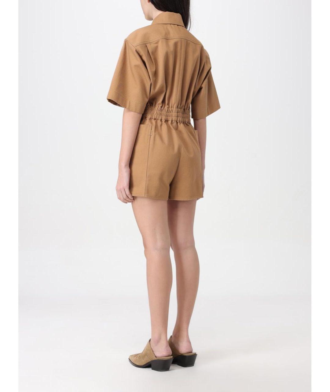 MAX MARA Бежевый комбинезон, фото 5