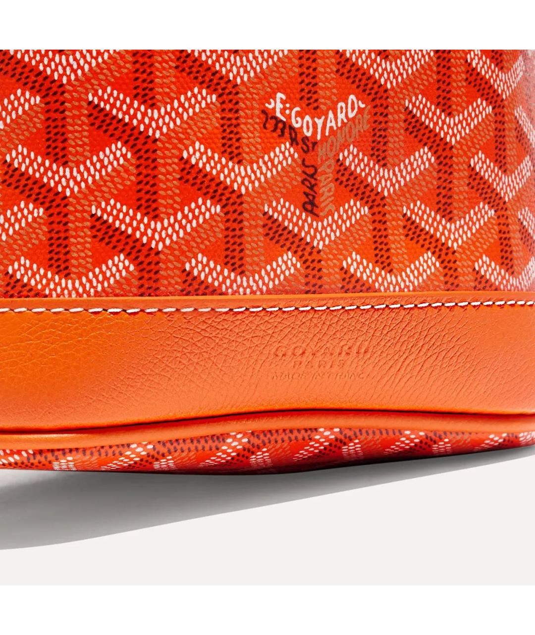 GOYARD Оранжевая кожаная сумка через плечо, фото 3