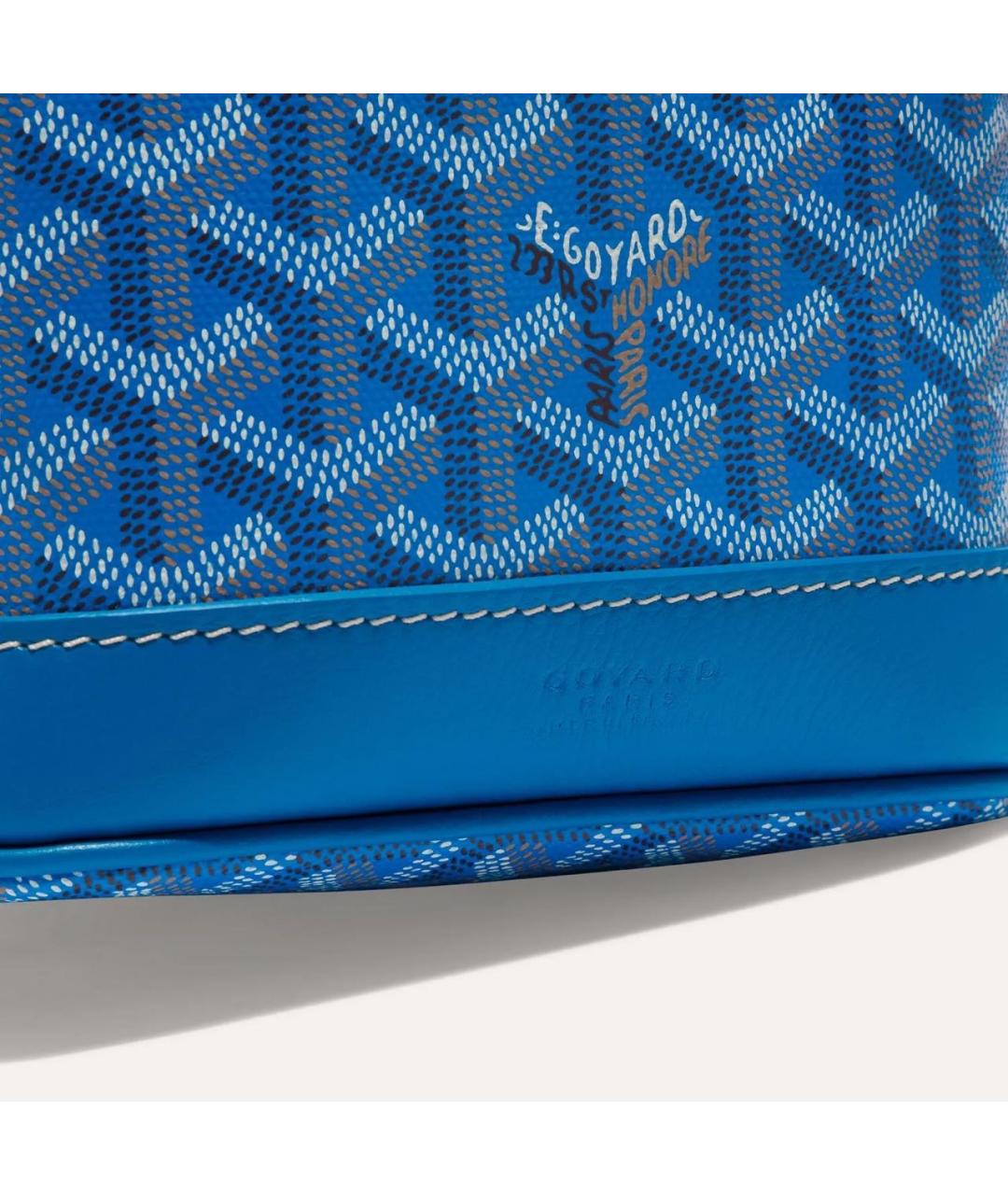 GOYARD Голубая кожаная сумка через плечо, фото 3