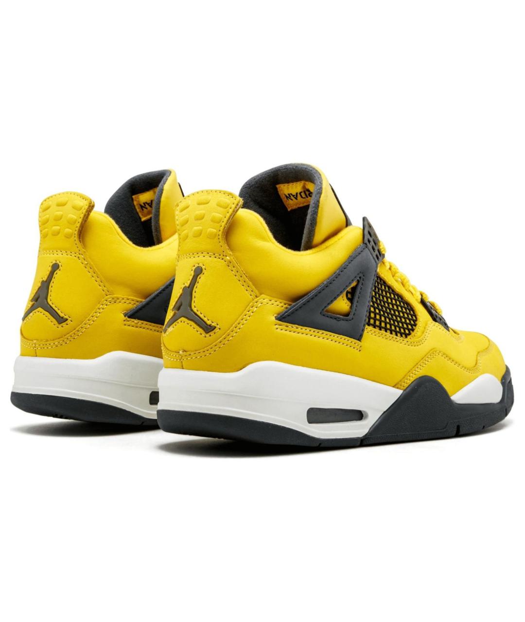 JORDAN Желтые высокие кроссовки / кеды, фото 5
