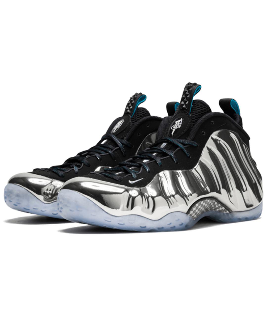 NIKE Серебряные высокие кроссовки / кеды, фото 3