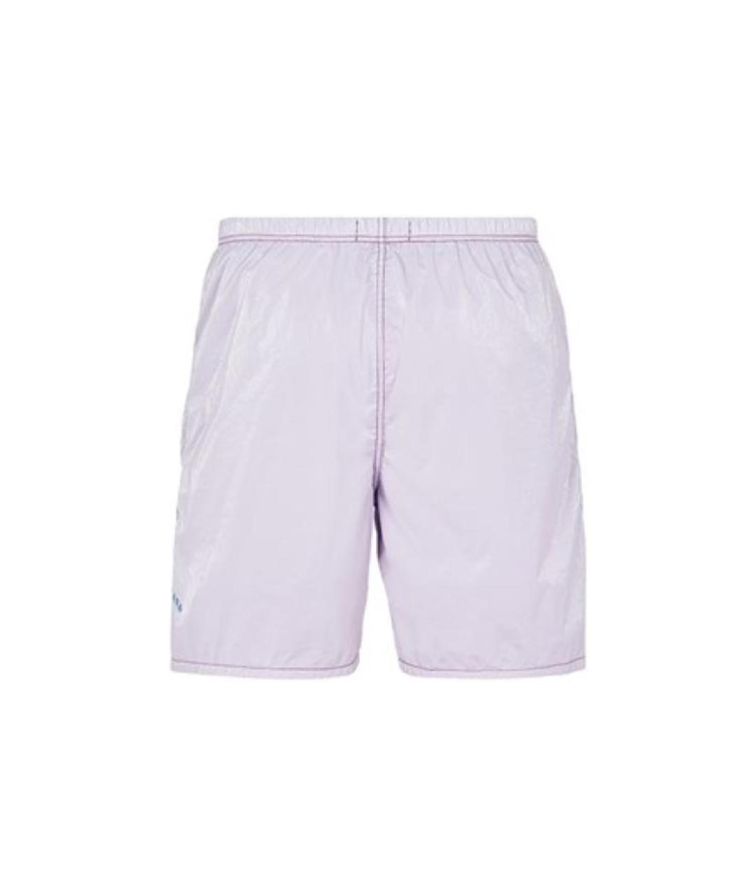 STONE ISLAND Белые хлопковые шорты, фото 2