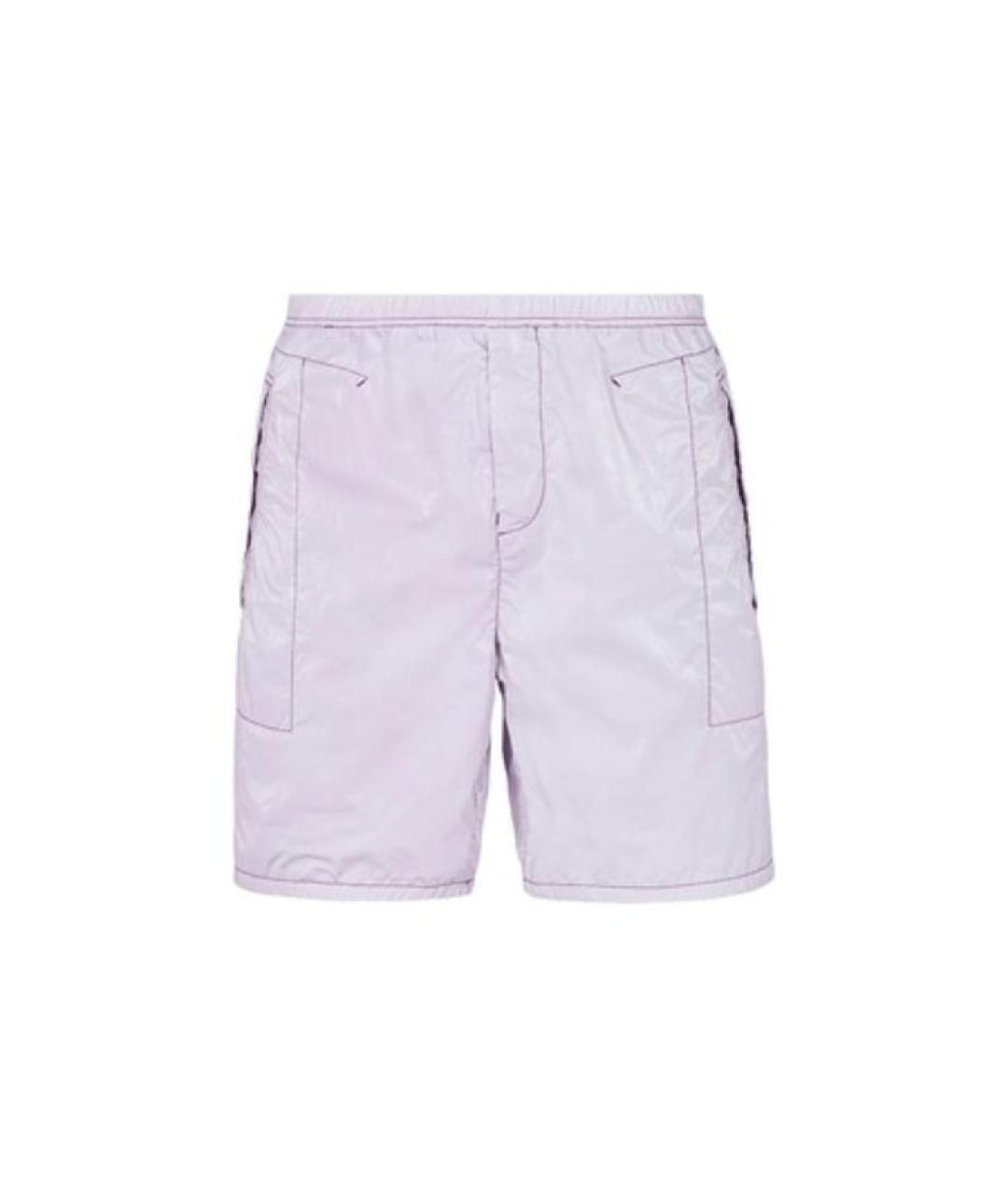 STONE ISLAND Белые хлопковые шорты, фото 1