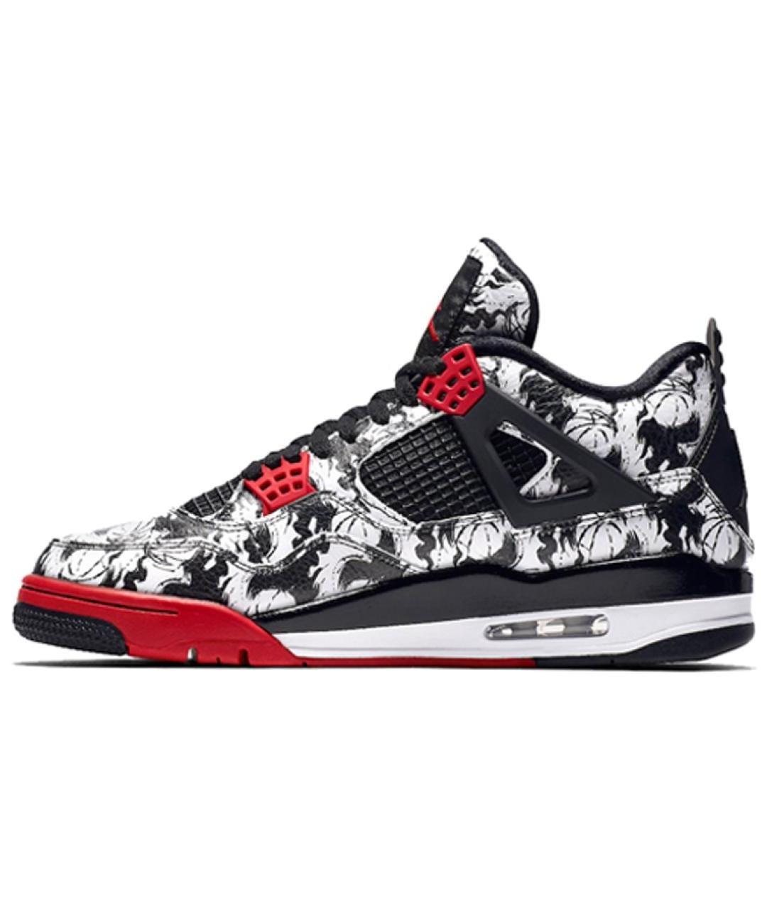 JORDAN Белые кожаные высокие кроссовки / кеды, фото 2