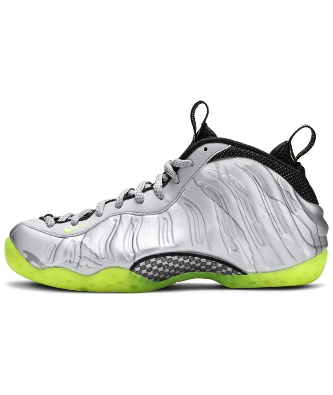 NIKE Серебряные высокие кроссовки / кеды, фото 2