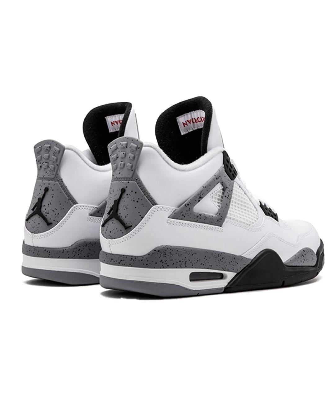 JORDAN Белые кожаные высокие кроссовки / кеды, фото 5