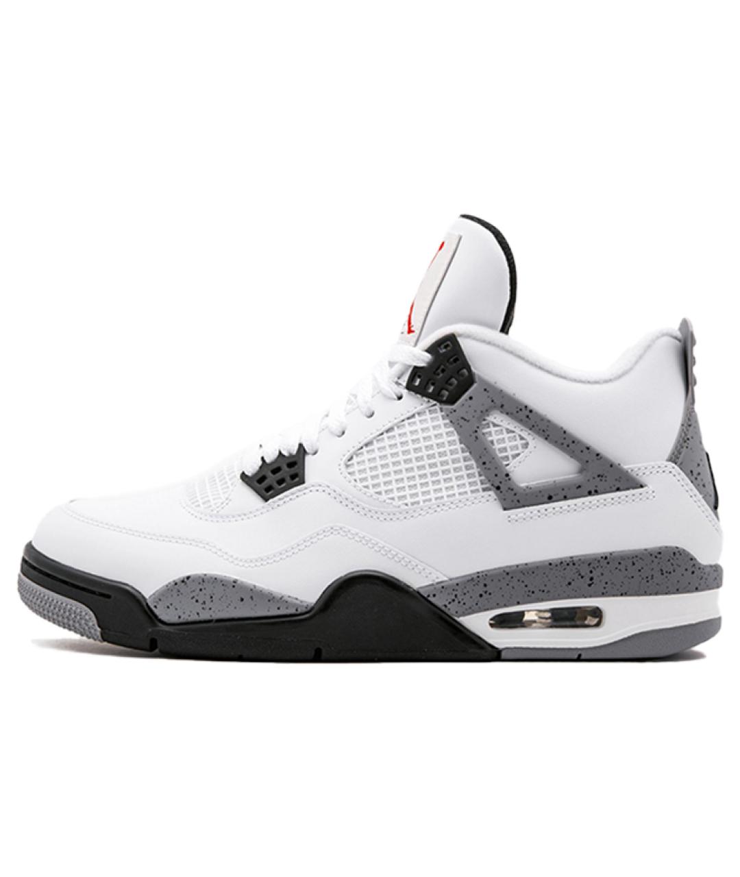 JORDAN Белые кожаные высокие кроссовки / кеды, фото 2