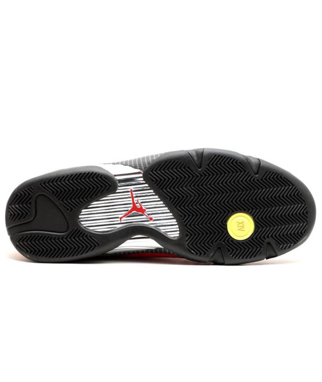 JORDAN Оранжевое нубуковые высокие кроссовки / кеды, фото 5