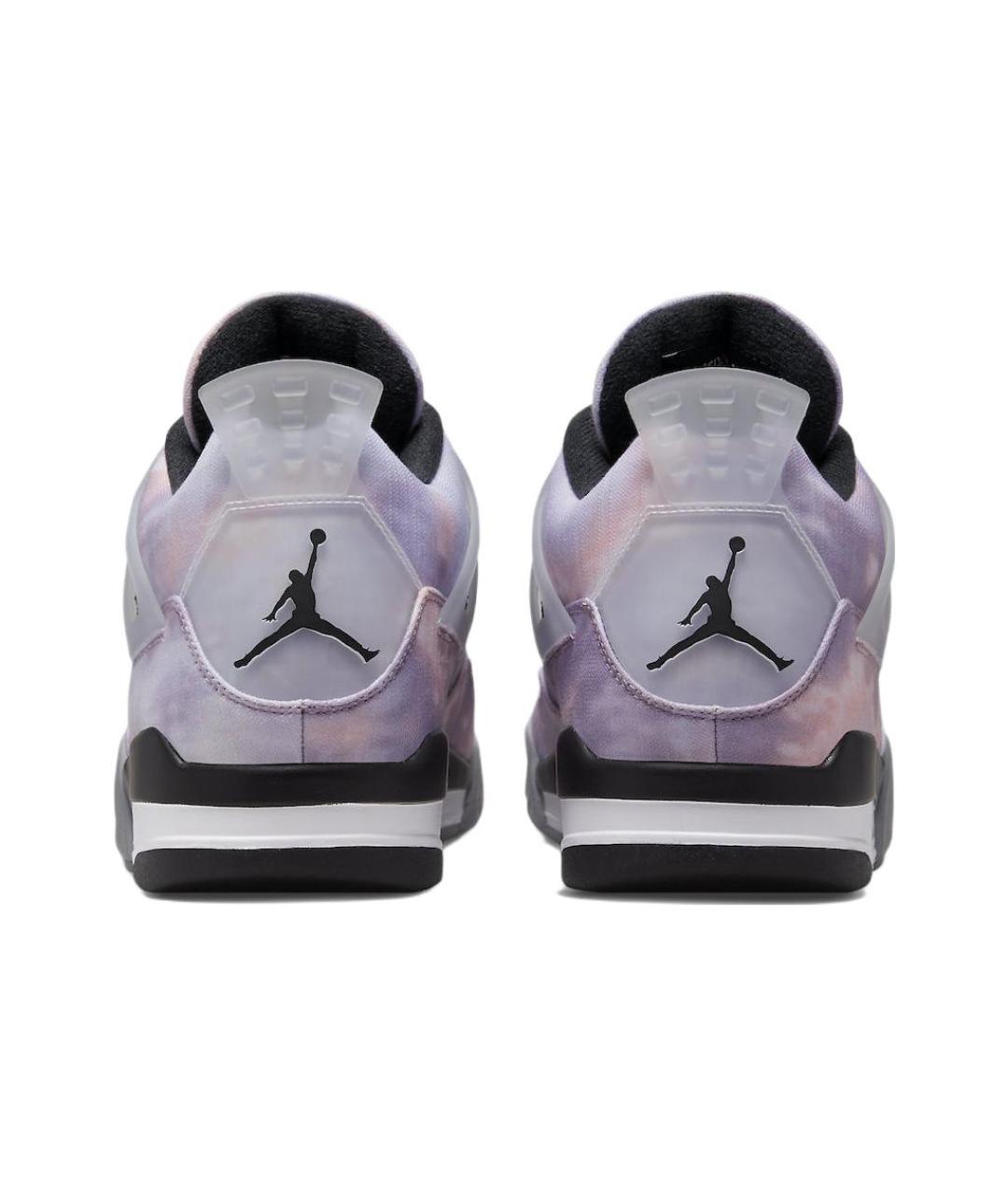 JORDAN Фиолетовые текстильные высокие кроссовки / кеды, фото 5