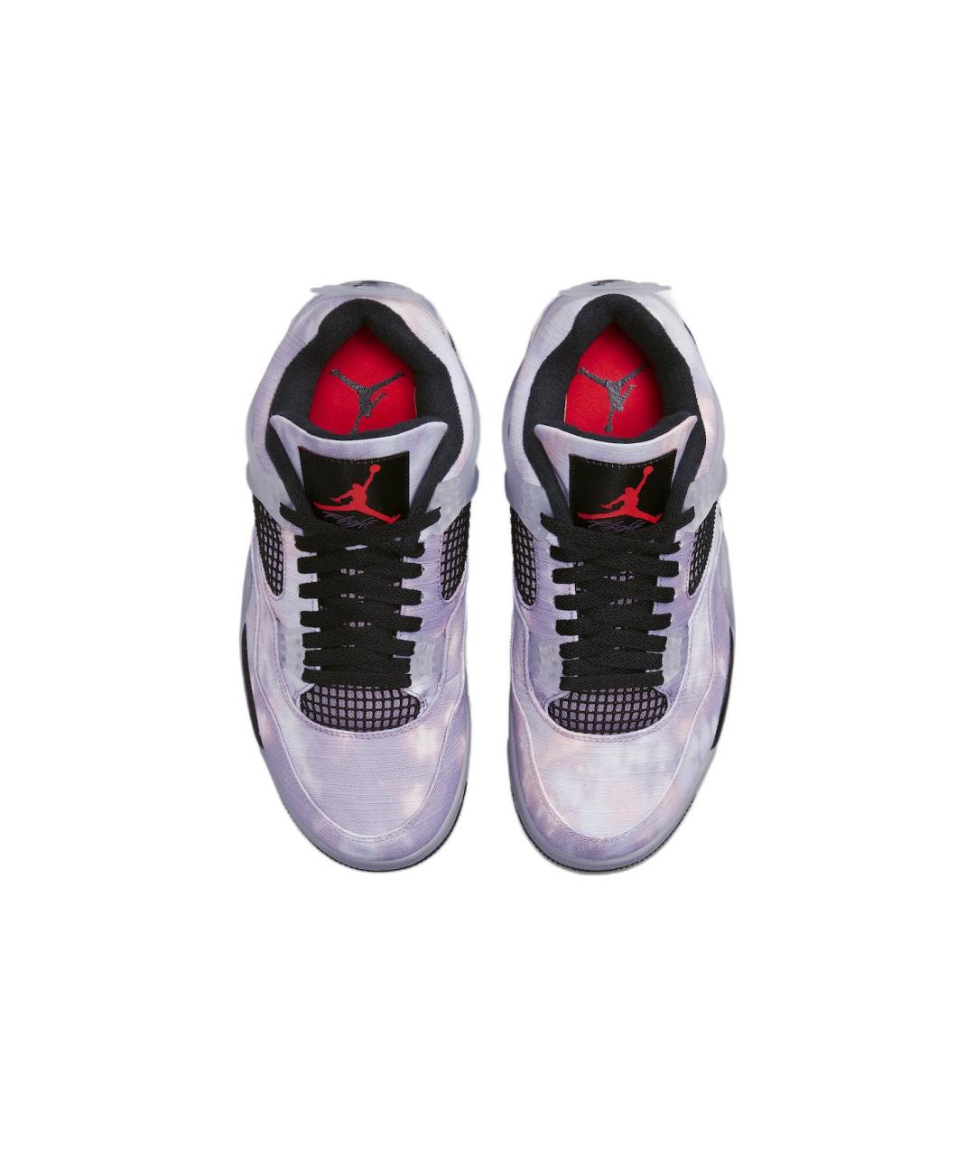 JORDAN Фиолетовые текстильные высокие кроссовки / кеды, фото 4