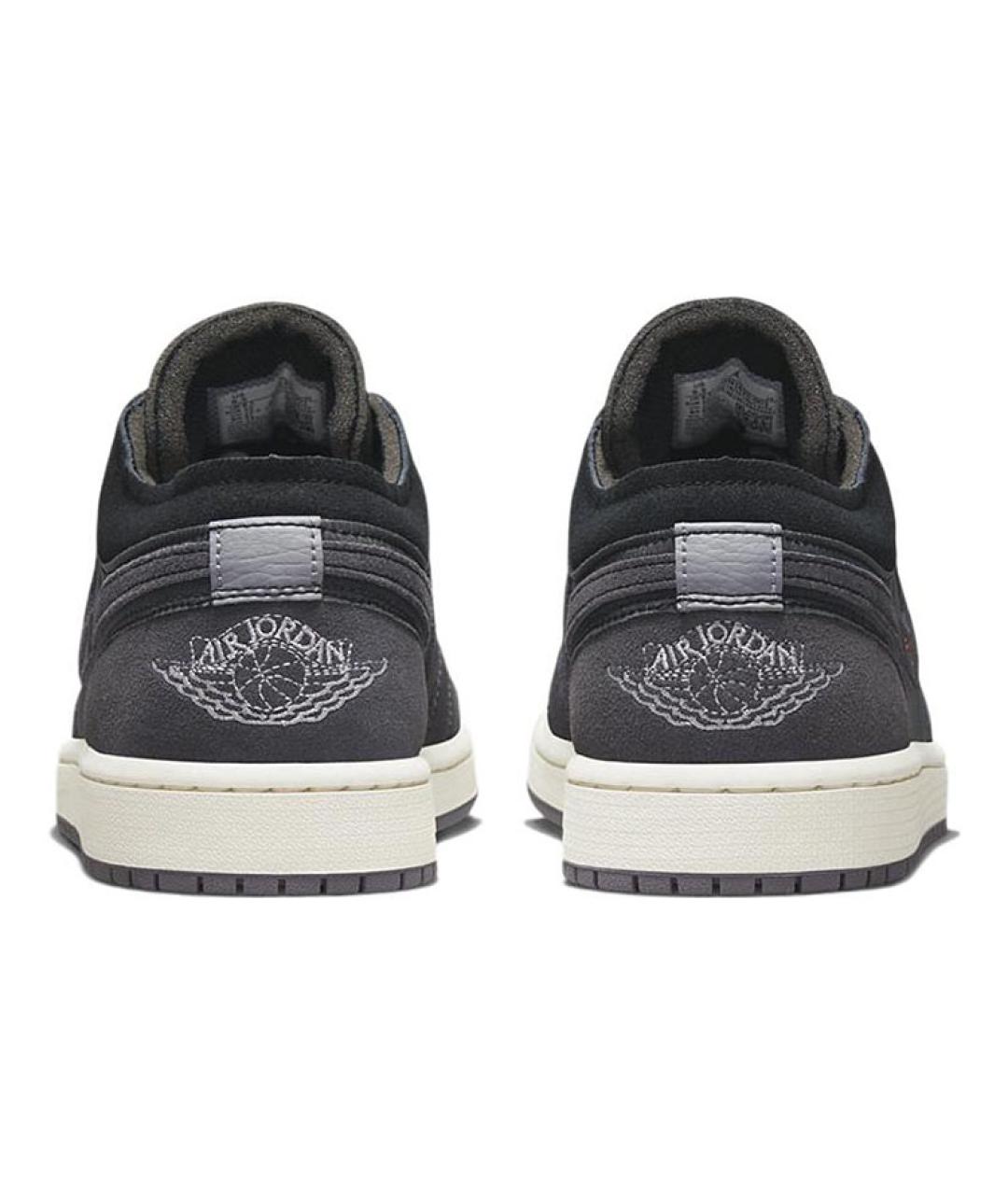 JORDAN Черные замшевые высокие кроссовки / кеды, фото 5