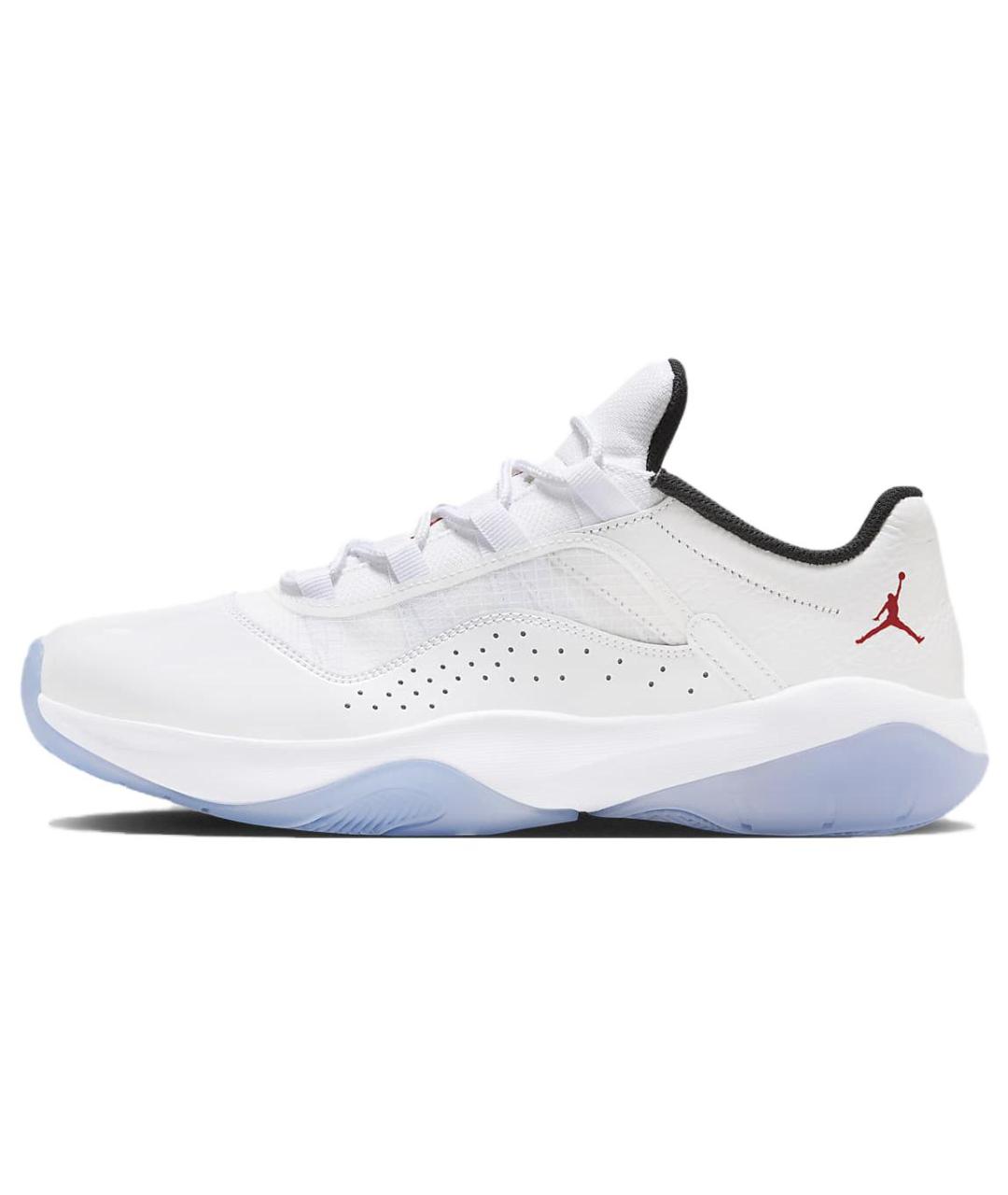 JORDAN Белые кожаные высокие кроссовки / кеды, фото 2