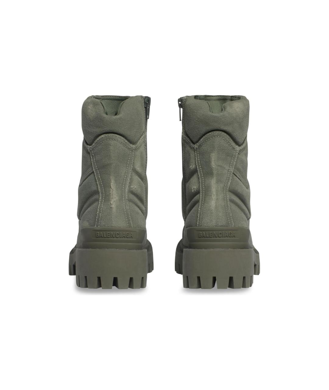 BALENCIAGA Салатовые высокие ботинки, фото 7