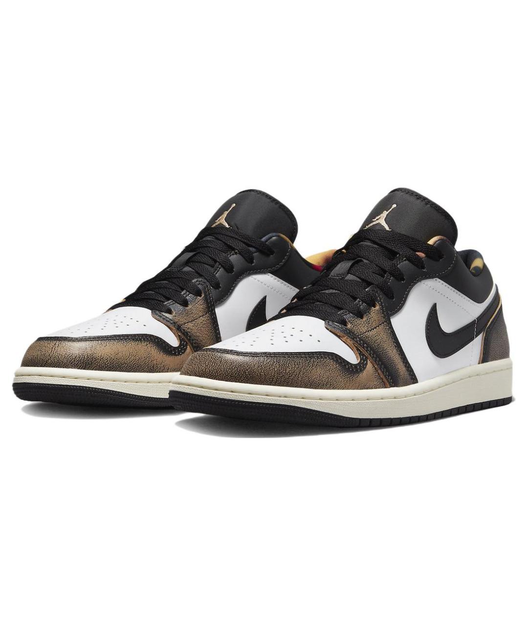 JORDAN Мульти кожаные высокие кроссовки / кеды, фото 3