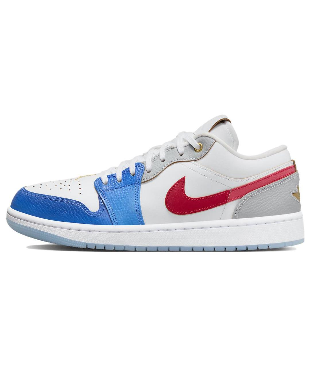 JORDAN Мульти кожаные высокие кроссовки / кеды, фото 2