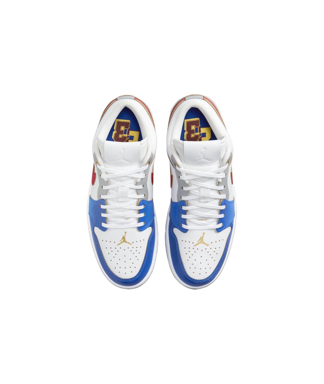 JORDAN Мульти кожаные высокие кроссовки / кеды, фото 4