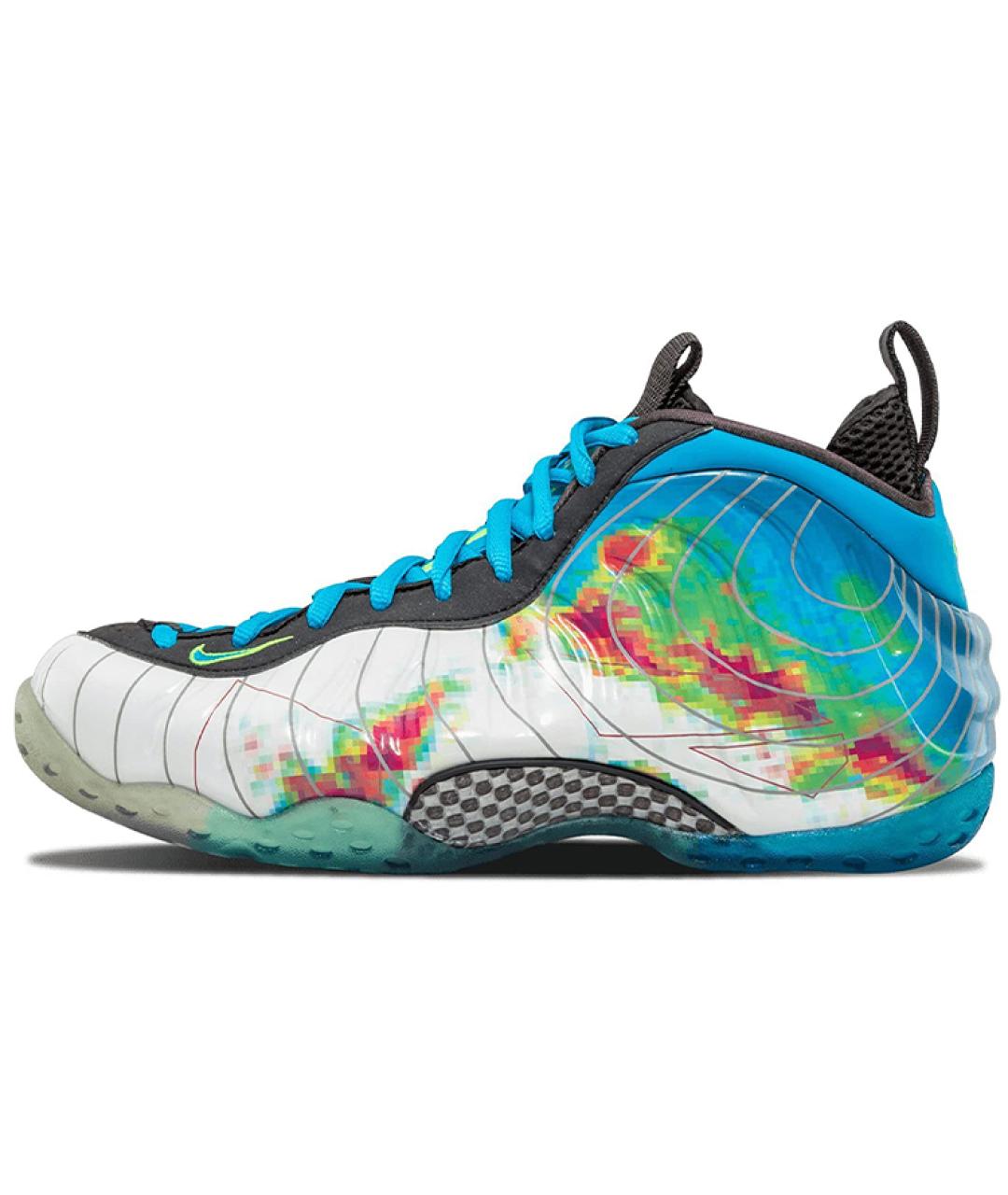 NIKE Синие высокие кроссовки / кеды, фото 2