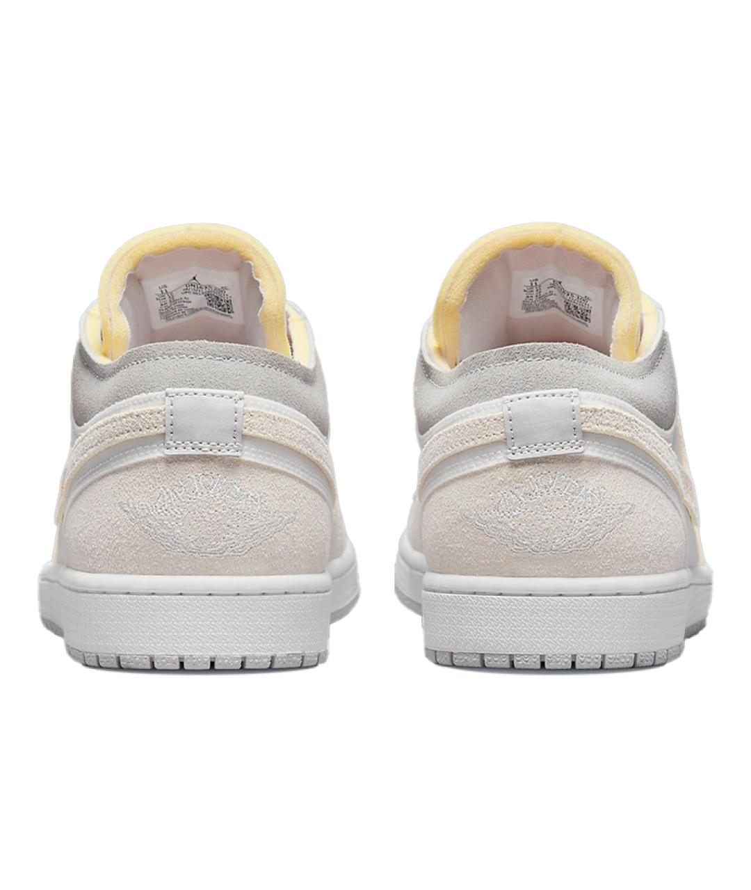 JORDAN Белые кожаные высокие кроссовки / кеды, фото 5