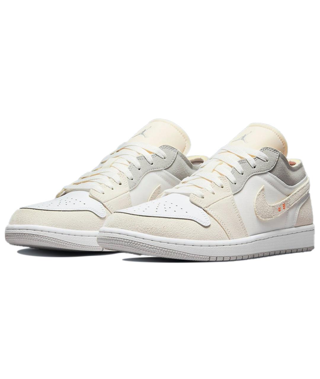 JORDAN Белые кожаные высокие кроссовки / кеды, фото 3