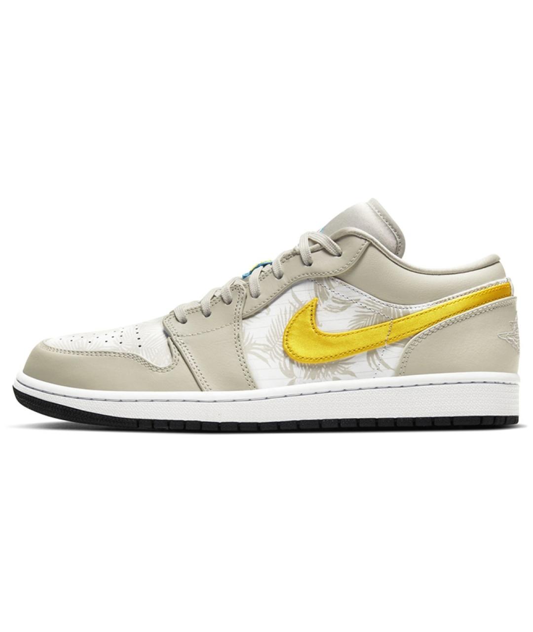 JORDAN Мульти кожаные высокие кроссовки / кеды, фото 2