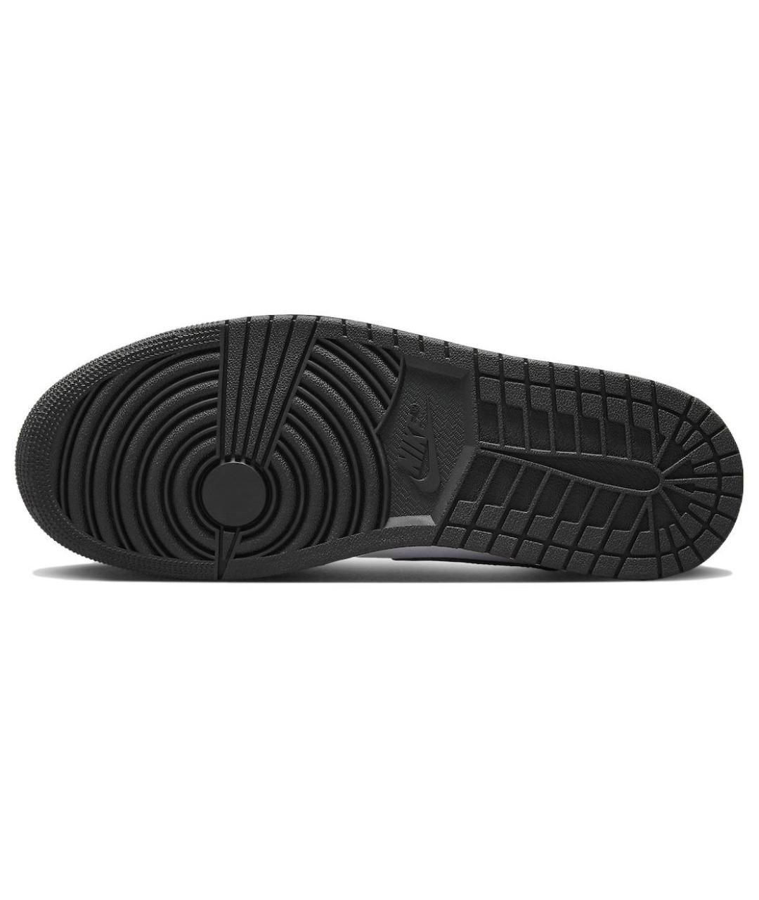 JORDAN Белые кожаные высокие кроссовки / кеды, фото 5