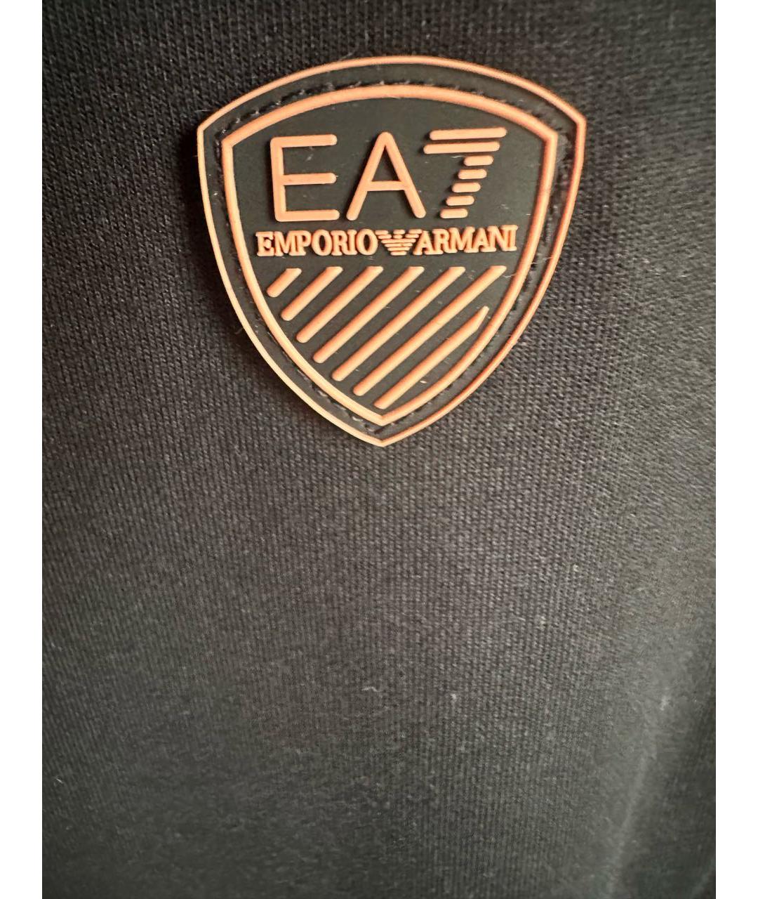 EMPORIO ARMANI Черный хлопковый спортивные костюмы, фото 7