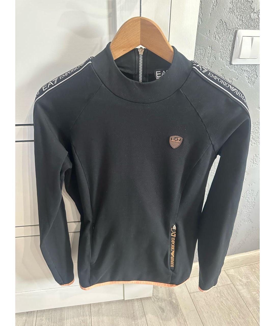 EMPORIO ARMANI Черный хлопковый спортивные костюмы, фото 9