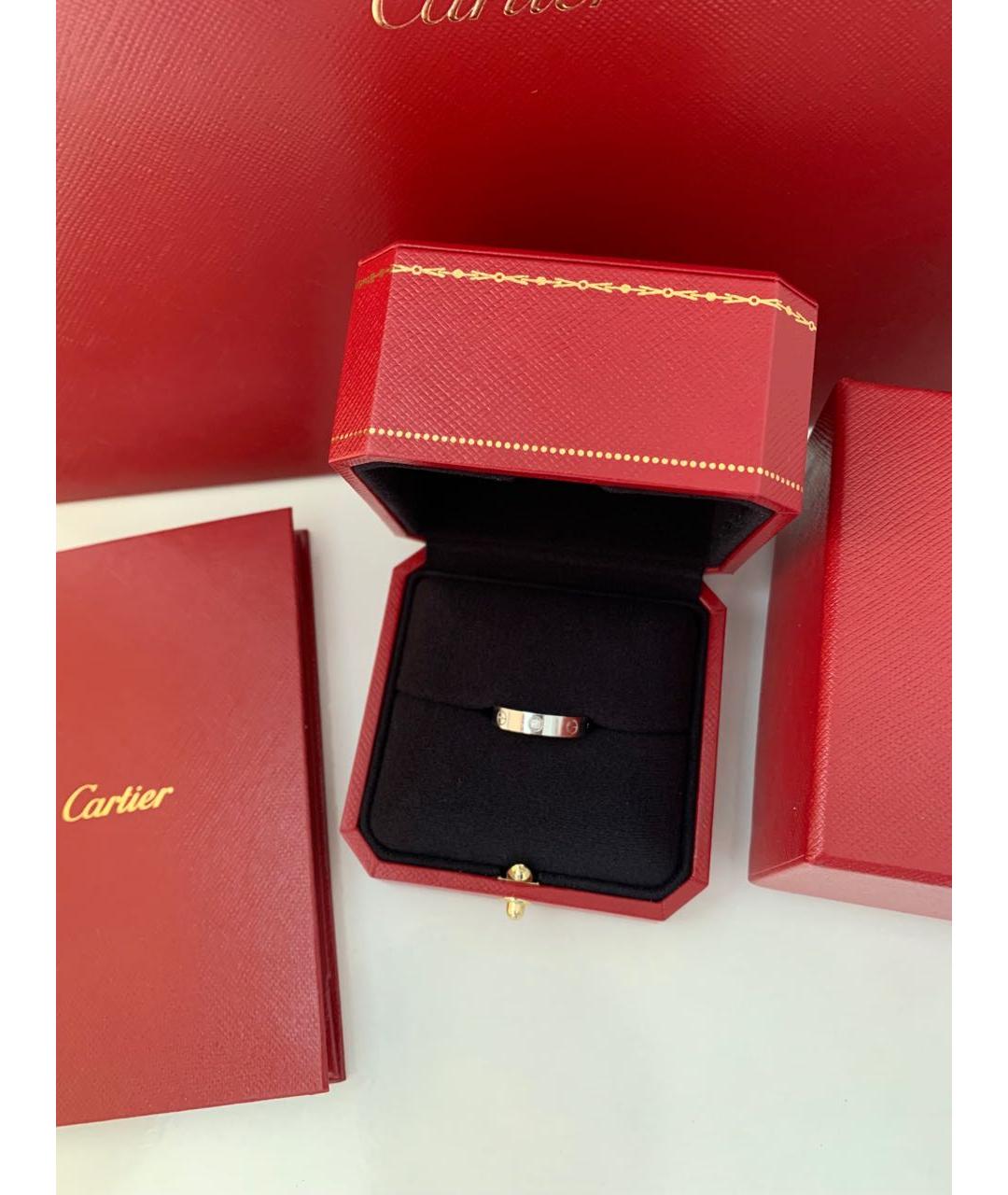 CARTIER Серебряное кольцо из белого золота, фото 2