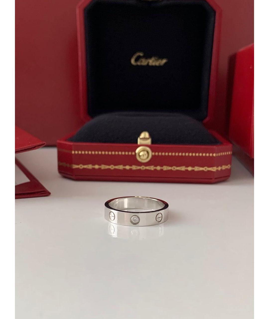 CARTIER Серебряное кольцо из белого золота, фото 6
