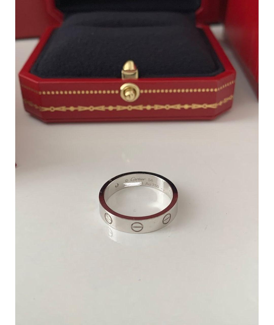 CARTIER Серебряное кольцо из белого золота, фото 8